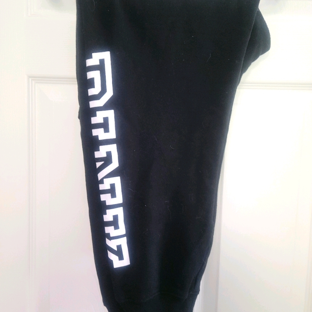 "PINK" black jogger lounge pants